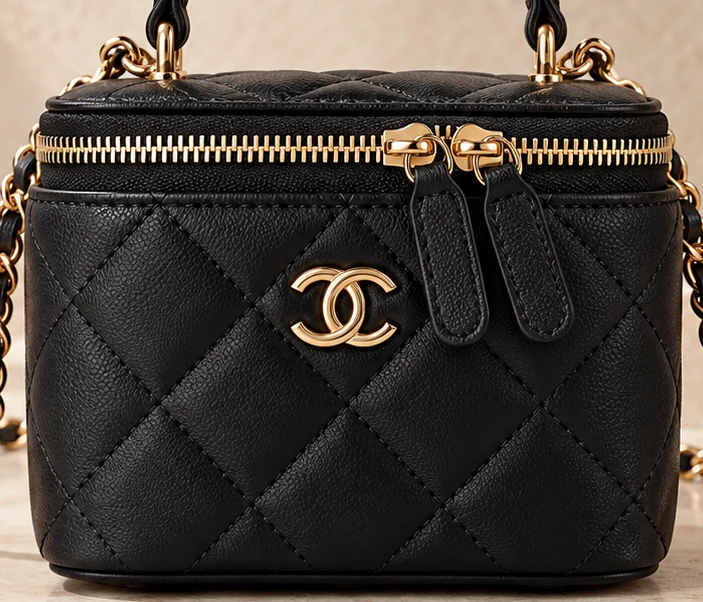 Détail du sac Noir