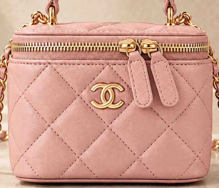 Détail du sac Rose